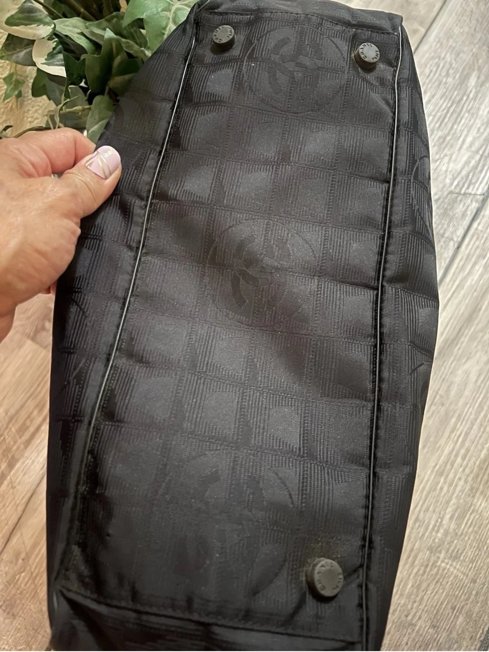 Chanel Women's Black nylon Tote Bag